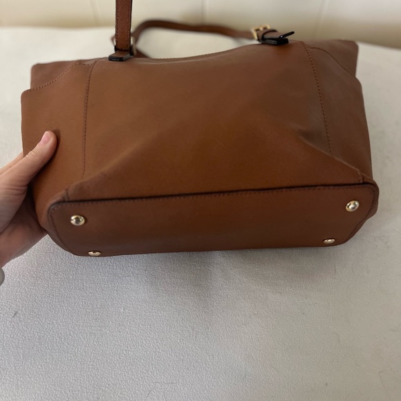 Michael Kors Large Tan Brown Jet Set Tote Bag Purse Handbag - Picture 9 of 13